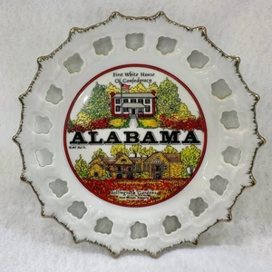 Vintage Alabama State (Souvenir Plate) 8-1/2” Wall Hanging Collectors Plate - Picture 1 of 5