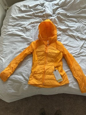 Chaqueta Lululemon Down For It All Clementine Nueva Talla 8 Foto 1 de 4