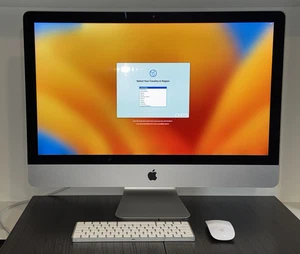 RE-NEWED! Apple iMac 27 5K 2017 i7 4.2GHz 64GB RAM 4TB SSD OS Ventura - Picture 1 of 11