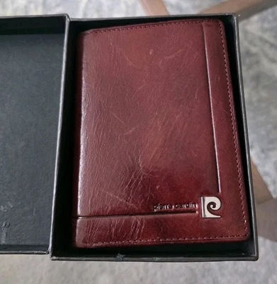 Pierre Cardin Leather Mens Cognac Wallet, with a lot of different compartments.  - Image 1 of 4