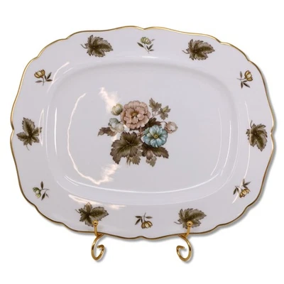 Plato rectangular Royal Worcester Dorchester 14 1/2" festoneado Z2637  Foto 1 de 4
