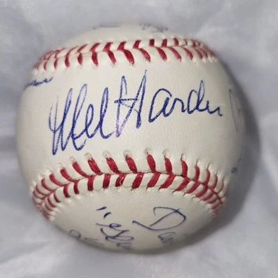 Rare Harder Lavelli Groza Signed Baseball – Browns & Indians Legends – No COA - Image 1 of 4