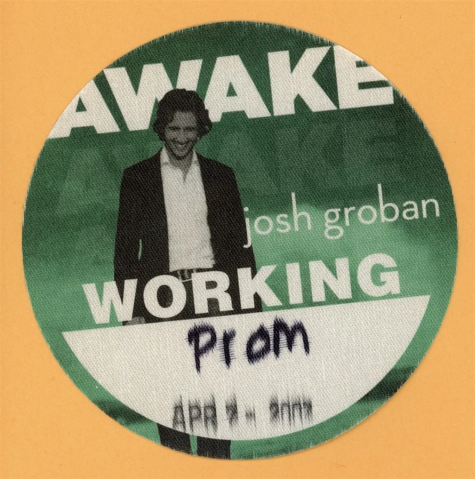 Josh Groban 2006 Awake Concert Tour WORKING Backstage Pass - Image 1 of 1