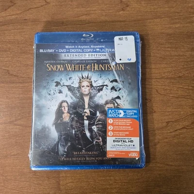 Snow White and the Huntsman Extended Edition Blu Ray DVD Digital Copy NWat - Image 1 of 2