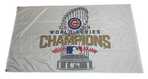 MLB Chicago Cubs Wincraft 2016 World Series Champs 3 X 5 Deluxe Flag w/ Grommets - Picture 1 of 4