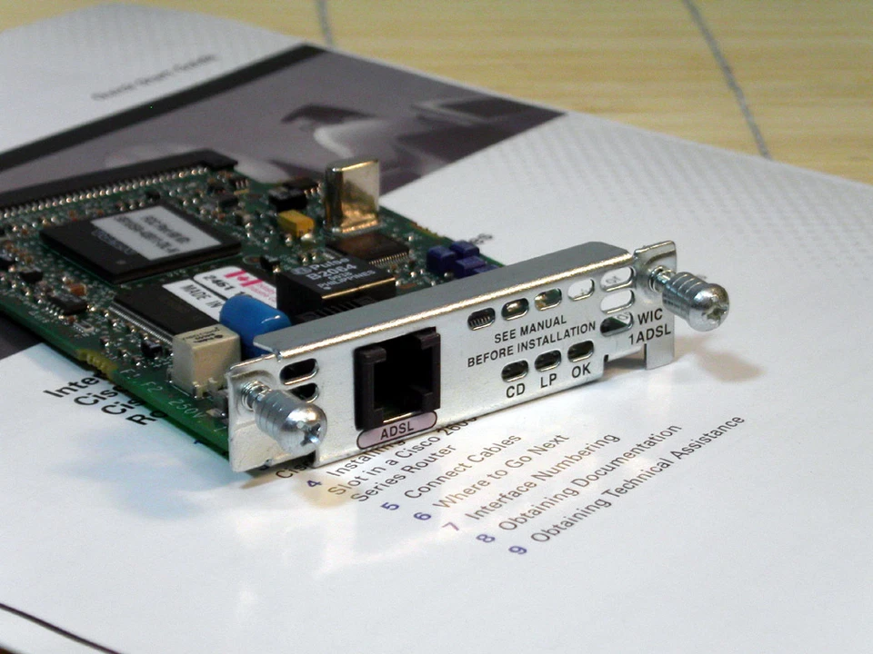 Cisco ORIGINAL WIC-1ADSL f. Cisco 1700/2600/3700 Router - Bild 1 von 1