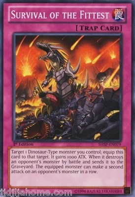 SHSP EN079 1ST ED 3X SURVIVAL OF THE FITTEST COMMON CARDS - Image 1 of 2