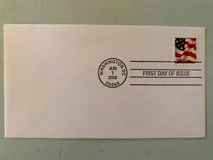 US Stamps SC# 3620 Flag 37c FDC 2002 - Picture 1 of 2