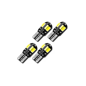 4x Bombillas 12V LED W5W T10 Luz Blanca Coche Interior Posicion Matrícula CANBUS - Imagen 1 de 4