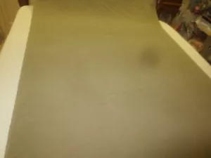 2782. Soft TAN/GREEN KHAKI SHADE Suede-Like CRAFT FABRIC - 43" x 1 7/8 Yds. - Picture 1 of 3