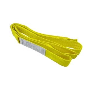 Indusafe 2" x 9' Twist Eye Polyester Lifting Sling Straps Web Sling Tree Saver - Picture 1 of 11