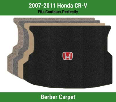 Alfombra de carga Lloyd Berber para Honda CR-V '07-11 con logotipo Honda H rojo sobre negro Foto 1 de 4