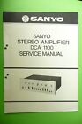 Servizio Manuale Di Istruzioni Per Sanyo Dca 1100 Originale