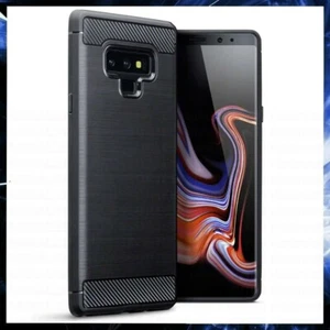 COQUE ETUI HOUSSE SILICONE ANTICHOC FIBRE DE CARBONE Pour SAMSUNG GALAXY NOTE 9 - Zdjęcie 1 z 7