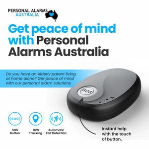 Personal Medical Alarm Pendant for Seniors Elderly SOS Button GPS Fall Detection - Picture 1 of 13
