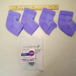 New Stunick Moisturizing Purple Socks For Cracked And Dry Heels 2 pack - Picture 1 of 4
