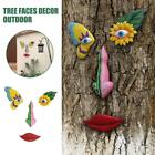 Tree Faces, Outdoor Tree Art Decoration, Colorful Butterfly Funny Decor✨j X5Z6