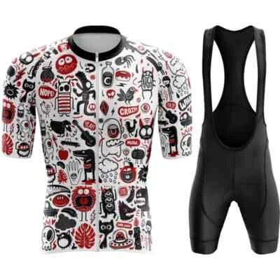 Road Bike Sport Set Summer Cycling Clothing Men's Jacket Uniforms Clothes Jersey - Imagem 1 de 4