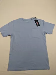Nueva con etiquetas Camiseta de Hombre Vineyard Vines Azul Claro Extra Pequeña Bolsillo Color - Imagen 1 de 6
