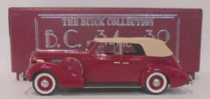 Brooklin Models 1/43 Scale BC005 1937 Buick Phaeton Conv 5-Pass Maroon