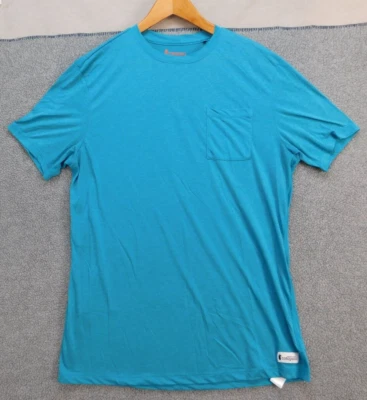 Camiseta Cotopaxi Para Hombre XL Azul Manga Corta Informal Azul Sólido Foto 1 de 4