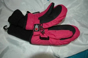 SnowStoppers Drypel Kids Fuchsia Waterproof Stay On Winter Gloves Size S - Picture 1 of 3