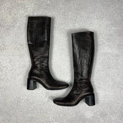 De colección Damas Free Lance Paris Cocodrilo Cuero Repujado Boost Foto 1 de 4