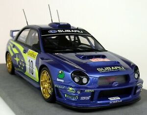 Top Marques 1/18 Scale Subaru Impreza S7 Monte Carlo Rally Winner 2002 Makinen