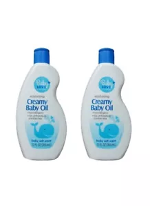 Baby Love CREAMY Baby Oil - 12oz (2 Pack) - Picture 1 of 2
