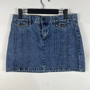 Vintage Tommy Hilfiger Womens Skirt Size 9 Med Wash Denim - Picture 1 of 5