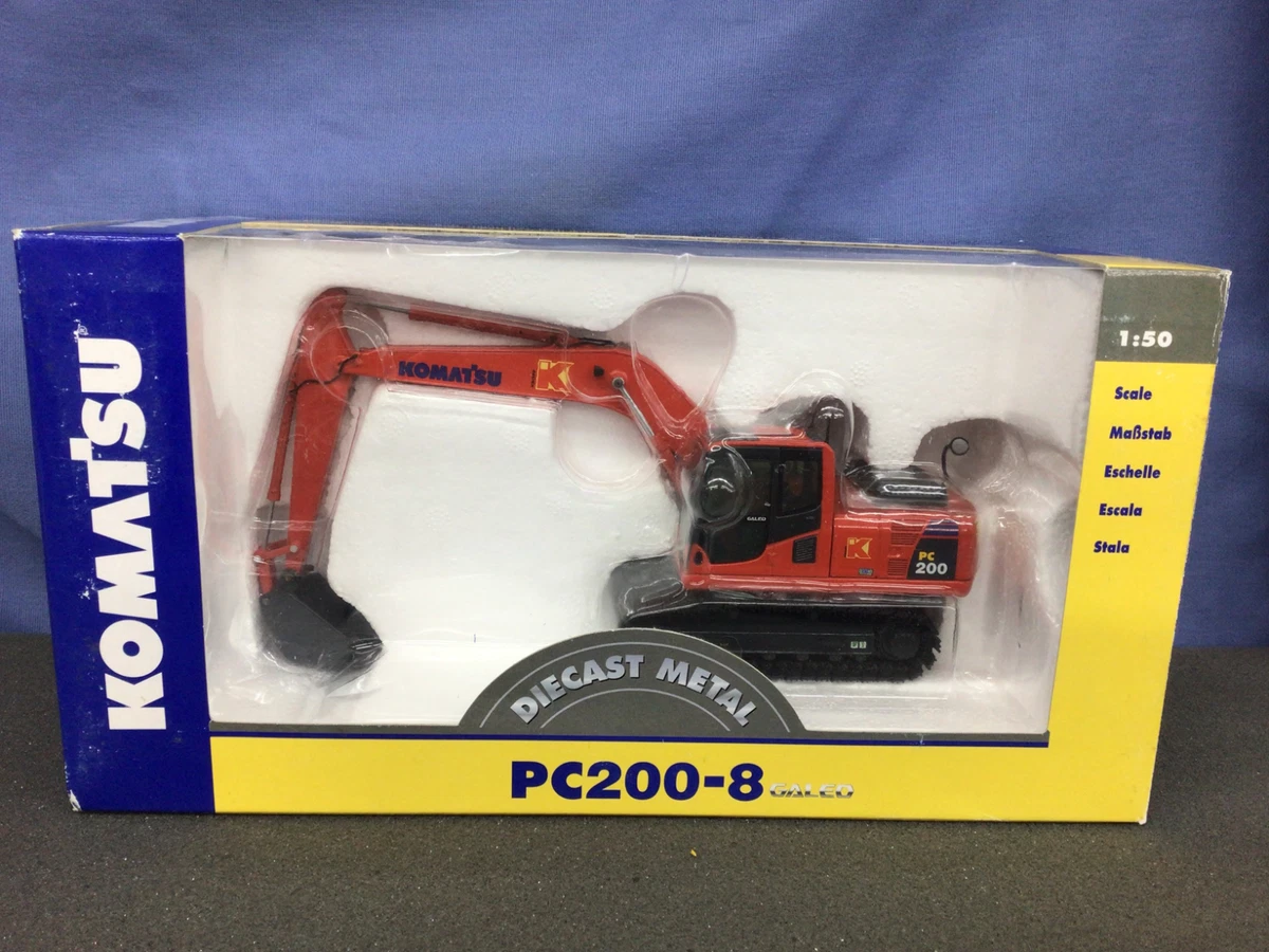 KOMATSU ダイキャスト エクスカベーター 1:50 Komatsu 1:50 Diecast