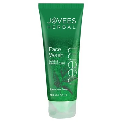Jovees Herbal Neem Face Wash 50ml Gentle Cleanser For Acne Prone Oily Skin - Image 1 of 4
