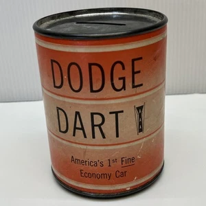 1960’s Dodge Dart Savings By The Barrel Coin Bank Dealer Promo Item - Picture 1 of 6