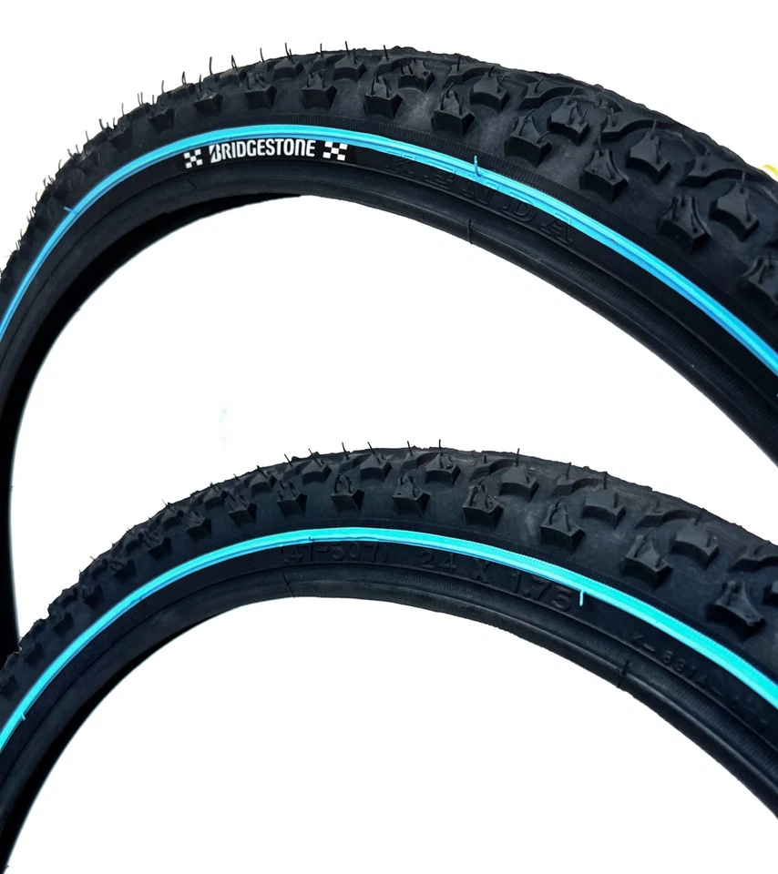 2 X Bridgestone (KENDA) 24x1.75 Neumáticos de Bicicleta Niños Neumáticos de Bicicleta Foto 1 de 1
