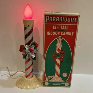 Vintage Paramount Little Giant elektrische Innenkerze Weihnachtslicht mit Box  - Bild 1 von 12