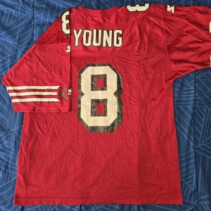Vintage Steve Young 1995 San Francisco 49ers Starter Jersey Size 48 Large 90s - Picture 1 of 7