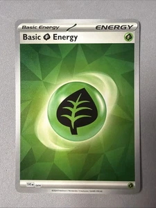 Pokemon TCG * SVE 009 GRASS * BASIC ENERGY HOLO  * FRESH PK - Picture 1 of 3