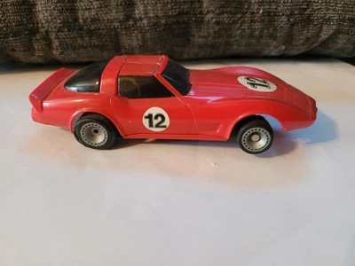 VTG Bachmann Supertrax 1978-82 Chevy Corvette 1:32-1:43 scale slot car Red - Image 1 of 4