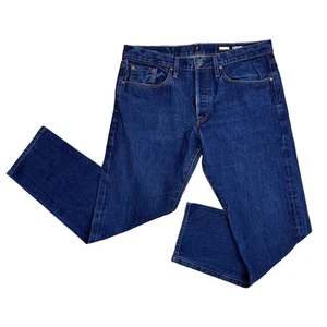 Bluer Dark Wash Men's Bluer Than Indigo 36R Fully USA Made Slim High Rise Jeans - Picture 1 of 8