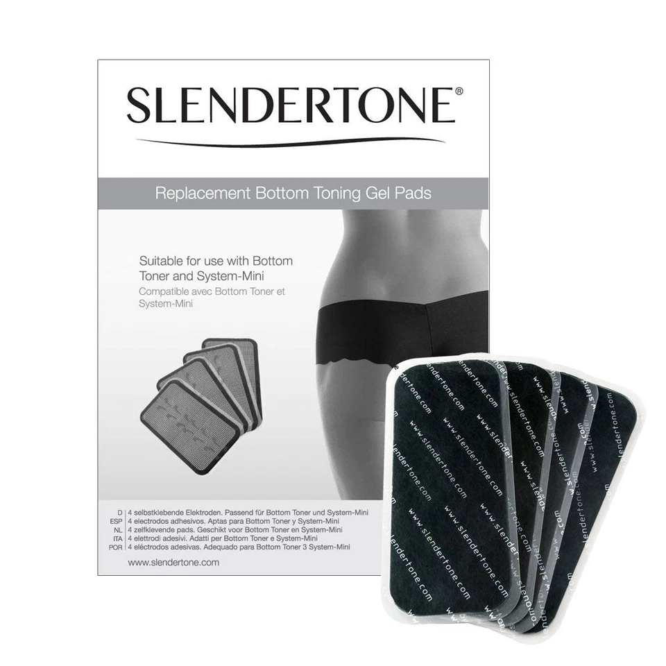 Plaquettes de rechange Slendertone pour tonification des fesses - Noir/Or - Femm - Photo 1/4