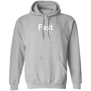 NASCAR Fast Hoodie - Defunct Startup Fast.co Heather Gray - Picture 1 of 3