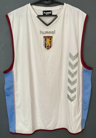 MEN'S SLEEVELESS FC ASTON VILLA 2004/2006 SOCCER FOOTBALL SHIRT JERSEY SIZE XL Cover