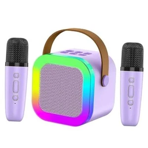 Kids Karaoke Microphone Machine Toy, 4-12 Years Old Girls Christmas Purple2 - Picture 1 of 7