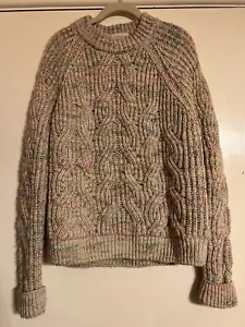 Suéter grueso tejido con cable Scotch & Soda para mujer Fisherman talla M mediano - Imagen 1 de 11