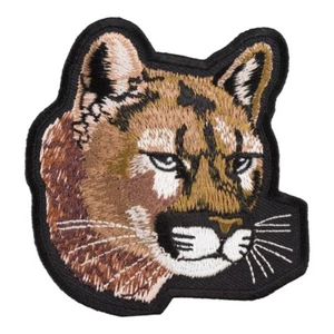 Hellbrauner Puma-Aufnäher, Wildtier-Aufnäher - Bild 1 von 3