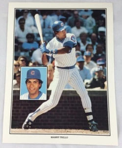 1986 Chicago Cubs Union Oil (Unocal) Color Photo-Manny Trillo - Picture 1 of 2