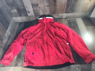 Wearguard 聚酯绝缘夹克连帽红色/黑色男式中号 RN64288 — 第 1/4 张图片