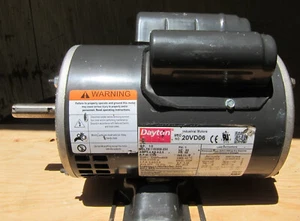 DAYTON  20VD06  1/2 HP  Motor 1725 RPM  115/208-230V  Single Phase MPN 103874.00 - Picture 1 of 7