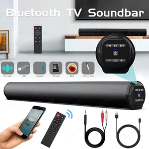 20W HiFi Bluetooth Speaker Bar Stereo 3D Surround TV Home Theater w/ Remote - Picture 1 of 13