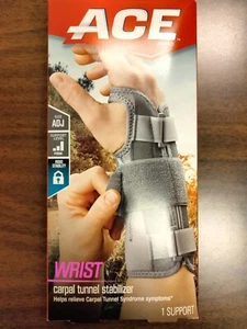 ACE Brand Carpal Tunnel Wrist Stabilizer Support, Right Hand, Brand New in Box - Picture 1 of 5